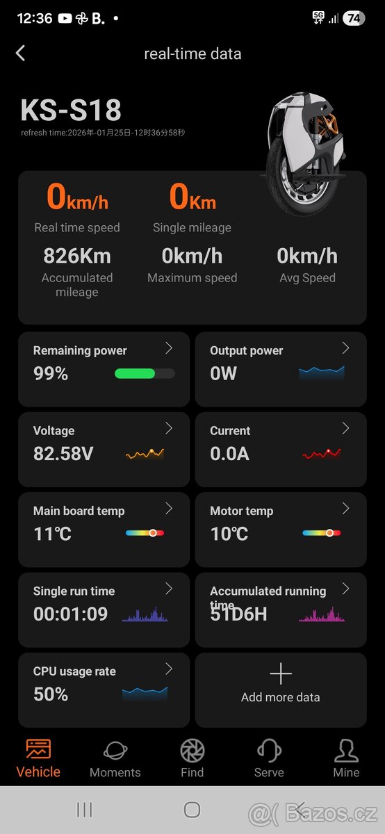 Elektrická jednokolka kingsong ks-s18