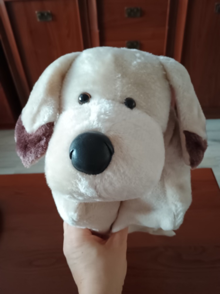 Plyšový pejsek polštár