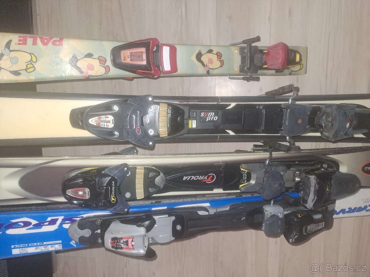 Lyžařské vázání, lyže