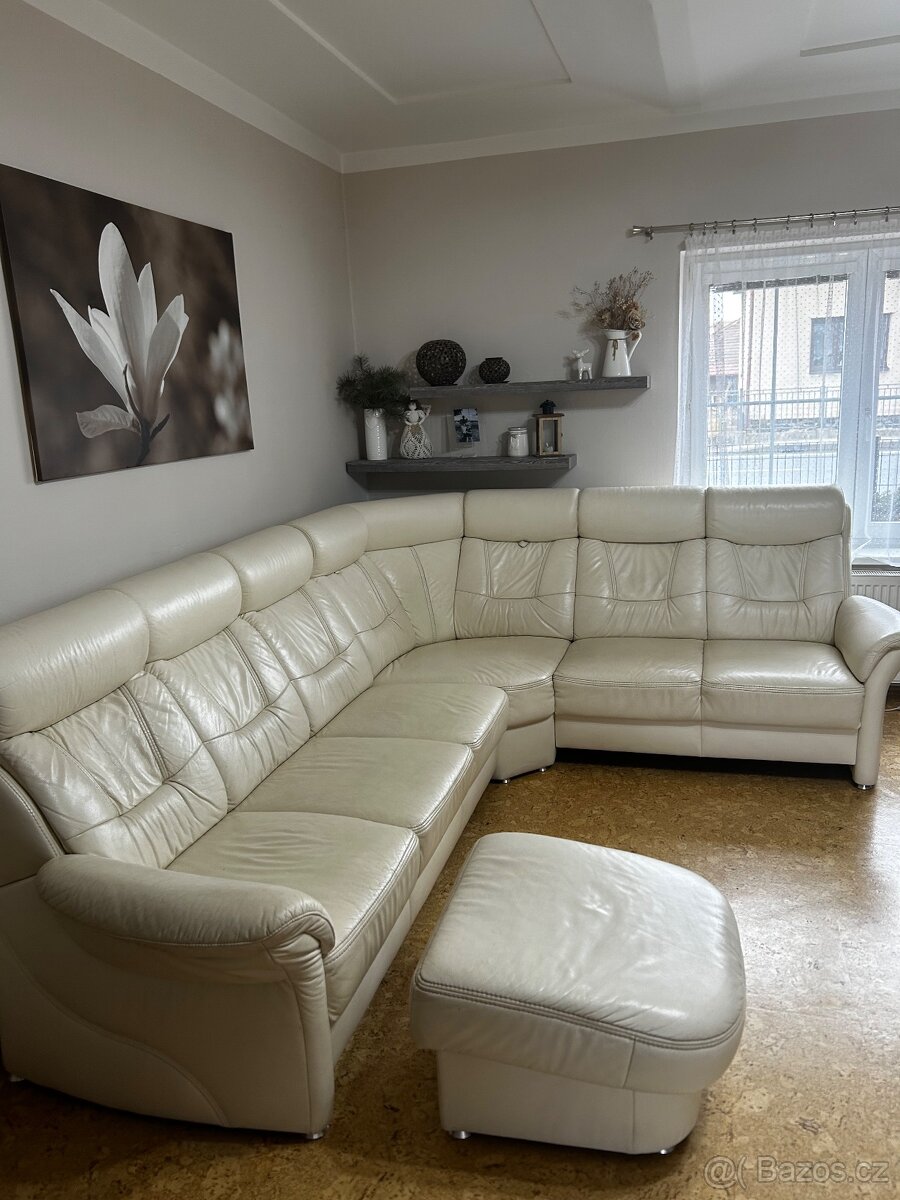 Prodám koženou sedací soupravu