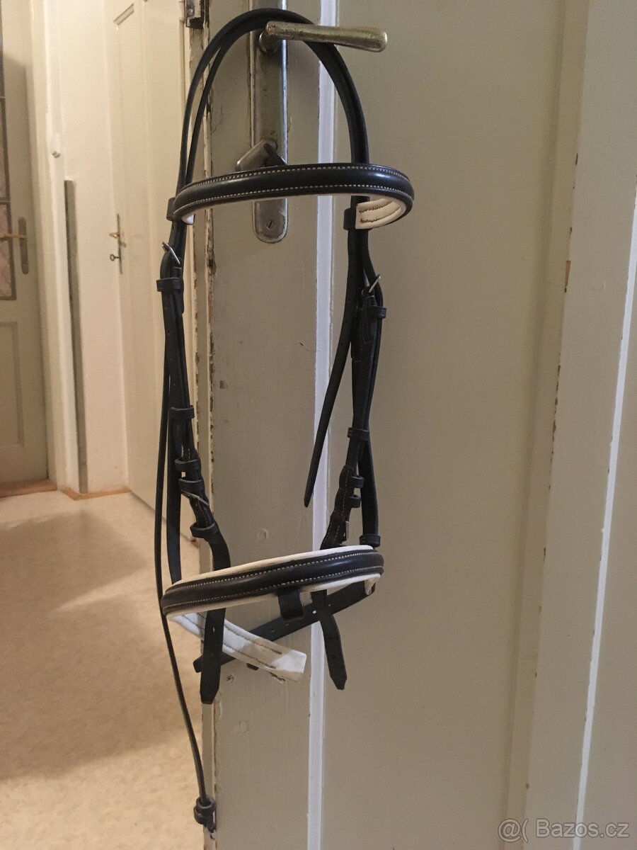 Uzdečka kožená Jan Hauzr vel.full