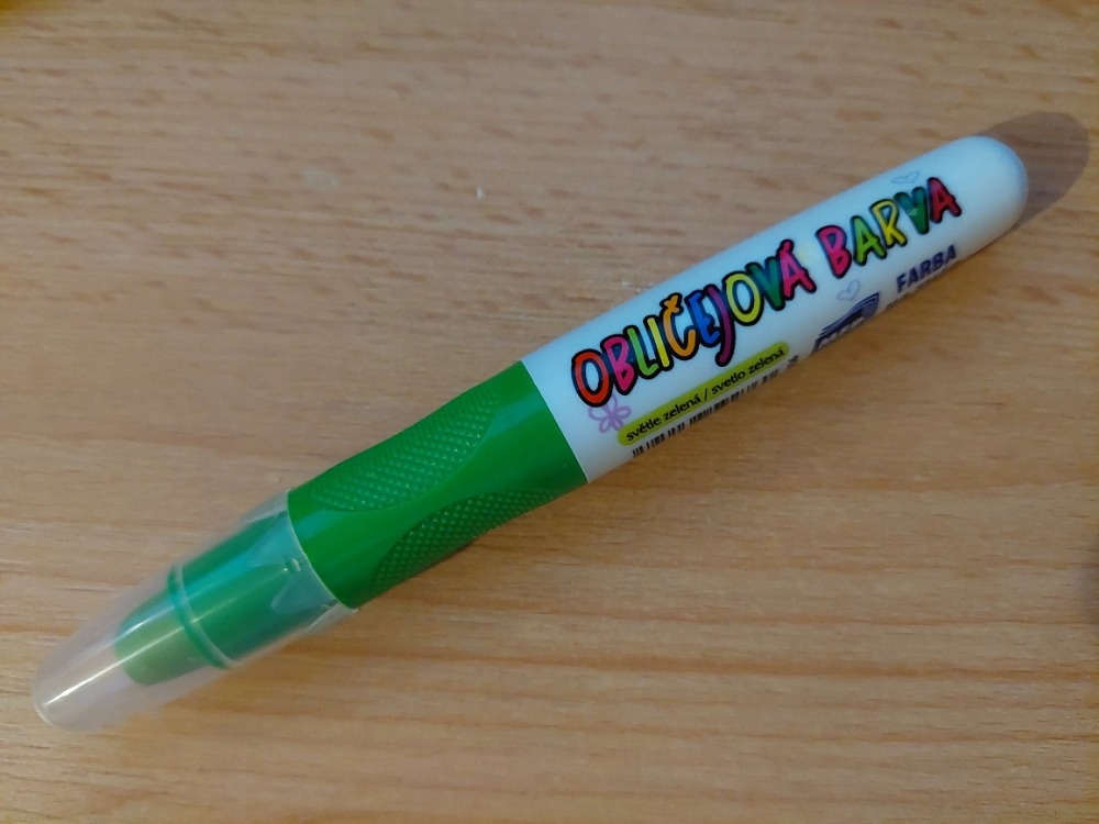 Nová barva na obličej, na tvář - farba na tvár - SLEVA