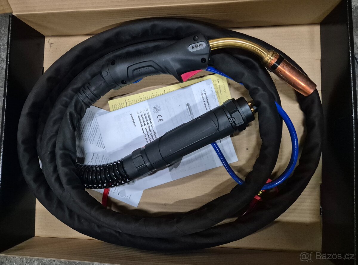 Profi svařovací hořák Abicor Binzel MB 401 D (3m) - NOVÝ
