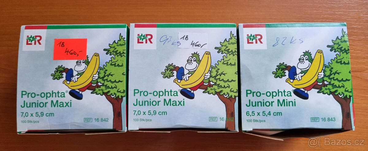 Okluzor náplasťový Pro-ophta Junior Mini / Maxi