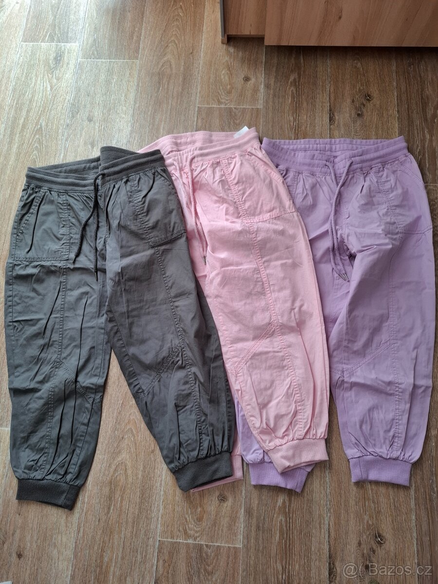 3/4 kalhoty plátěné vel. 38