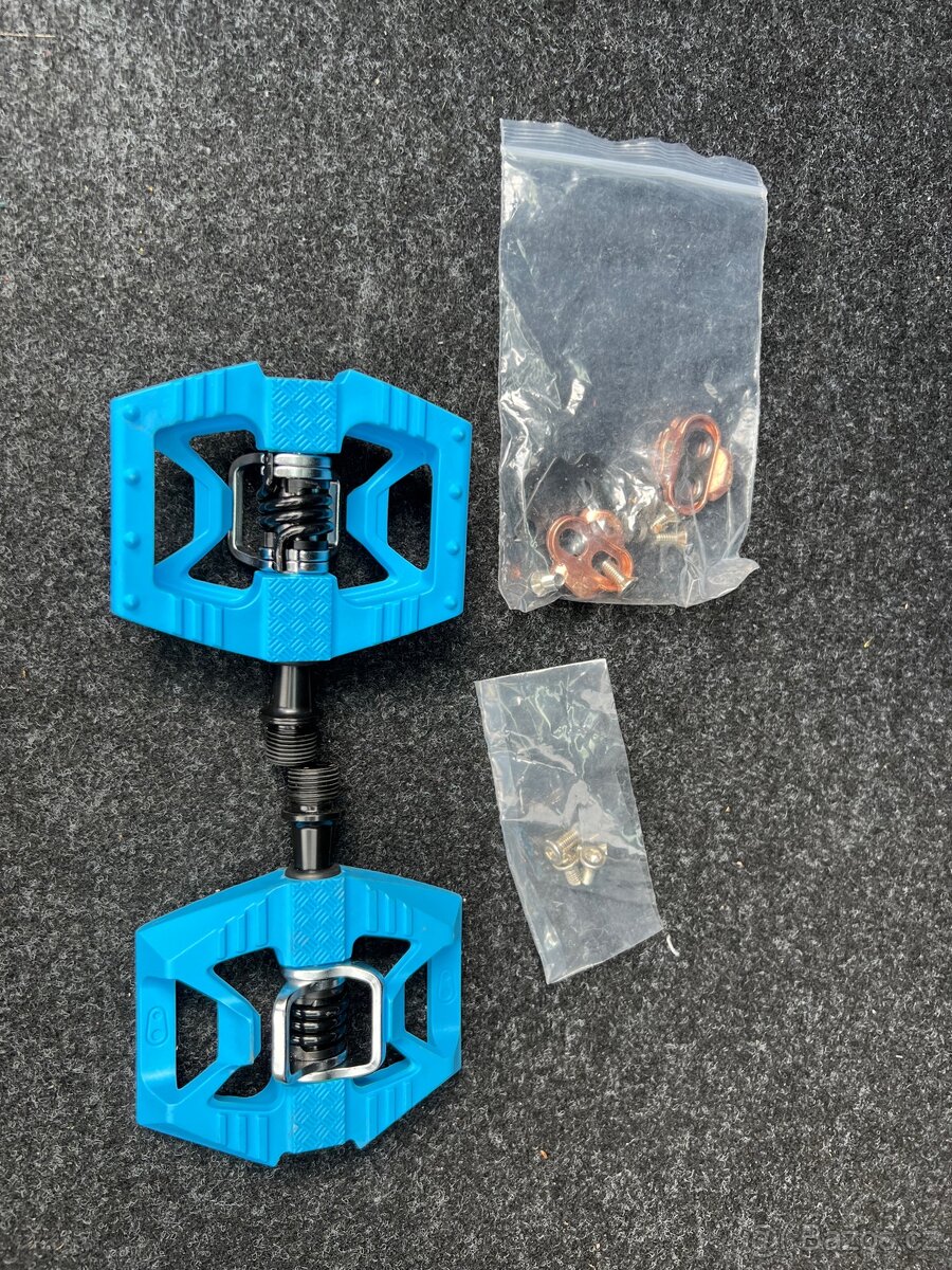 Prodám oboustranné pedály CRANKBROTHERS DOUBLESHOT 1 BLUE