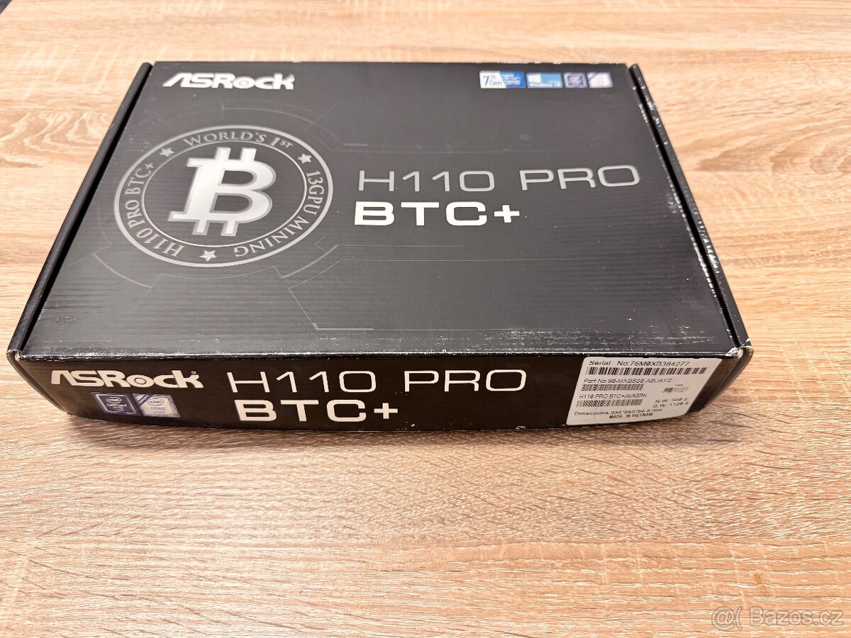 ASRock H110 Pro BTC+ NOVÁ