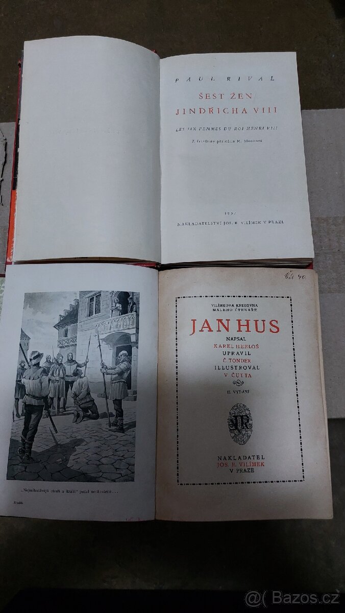 J.R.VILÍMEK ŠEST ŽEN JINDŘICHA VIII a JAN HUS