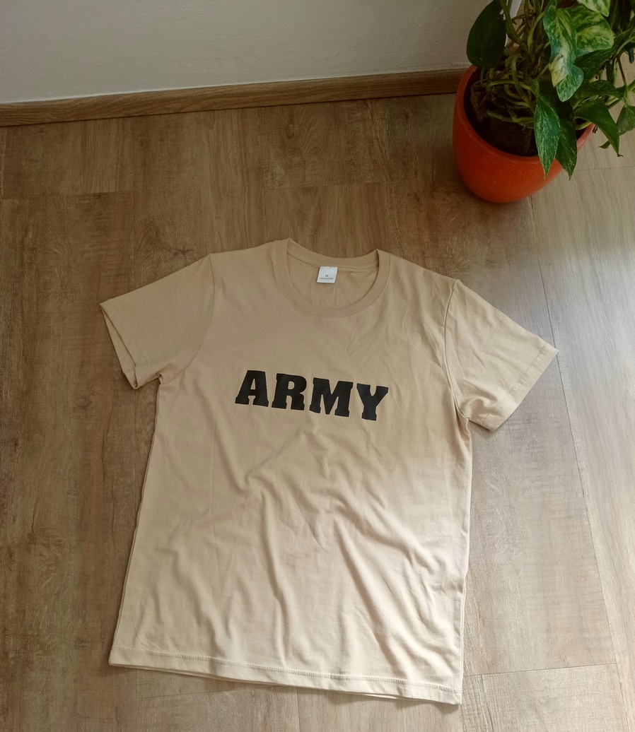 NOVÉ bavlněné tričko ARMY - M