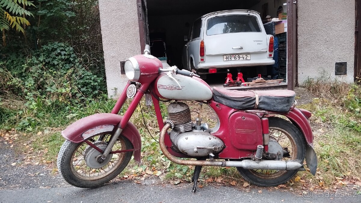 Jawa 250/353 rv 1957 bez TP