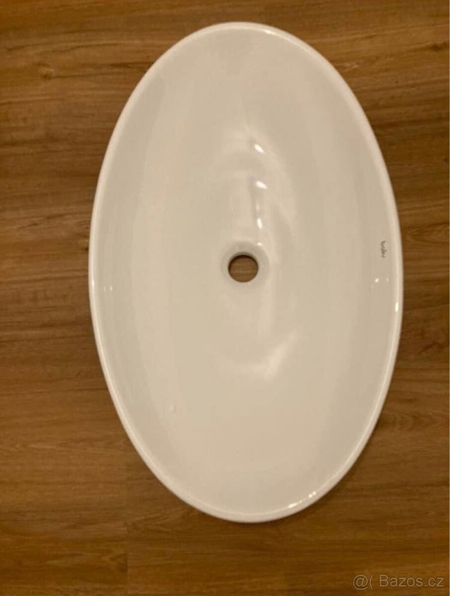 Umyvadlo na desku 70x42cm, hloubka 12,5cm