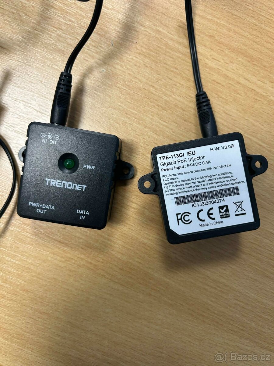 3x TrendNet TPE-113GI PoE injektor