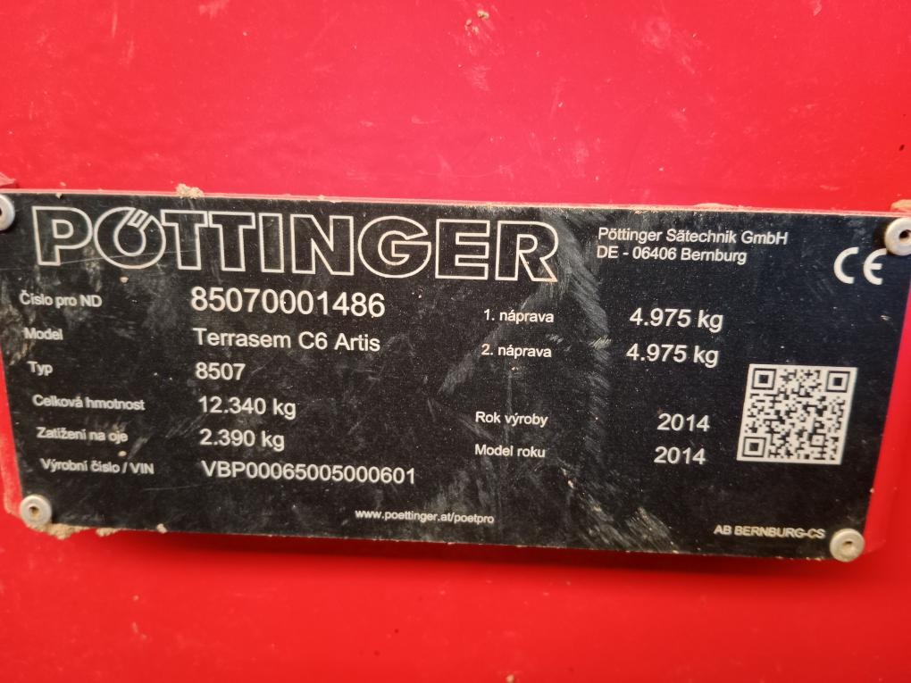 Prodám secí stroj POTTINGER Terrasem C6 Artis