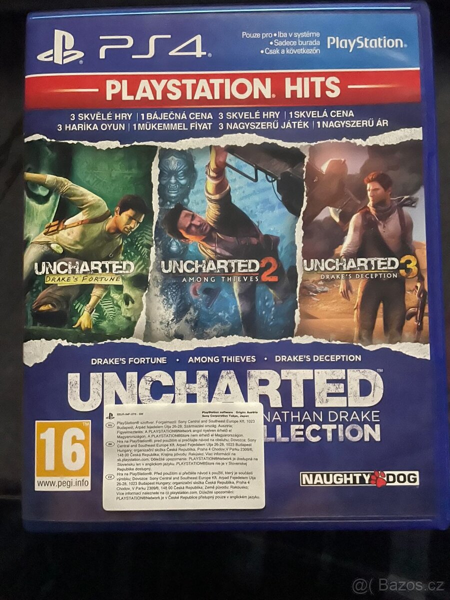 PS4 Hra Uncharted The Nathan Drake Collection