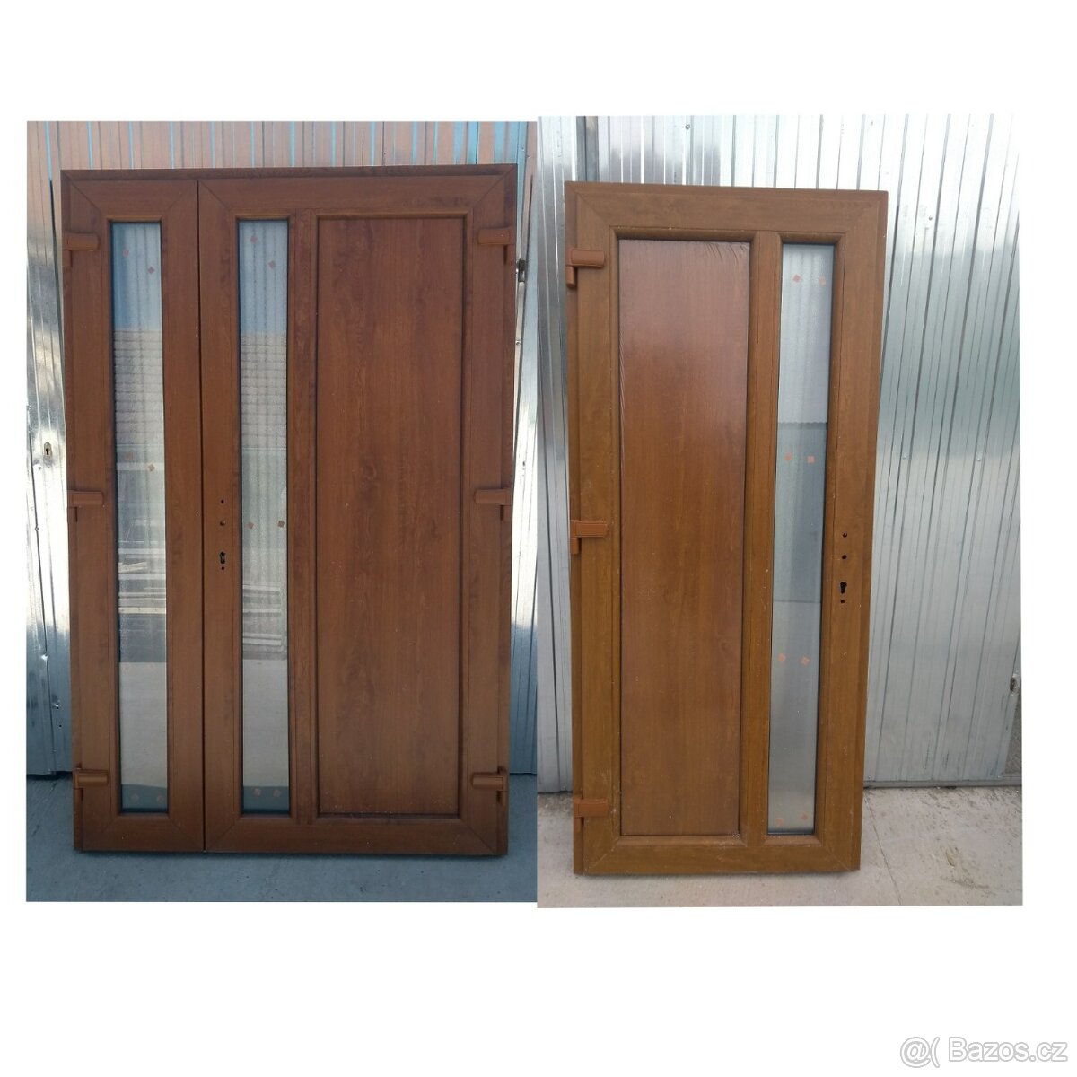 Vchodove dveře zlaty dub bila