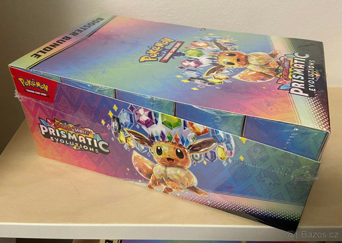 Pokemon Prismatic Evolutions Booster Bundle display
