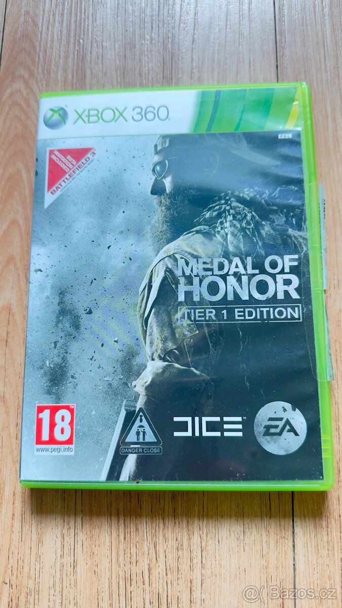Prodám na xbox 360 hru Medal of Honor Tier 1 Edition