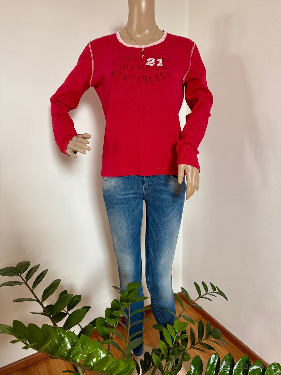 Triko s dlouhým rukávem Esprit velikost L