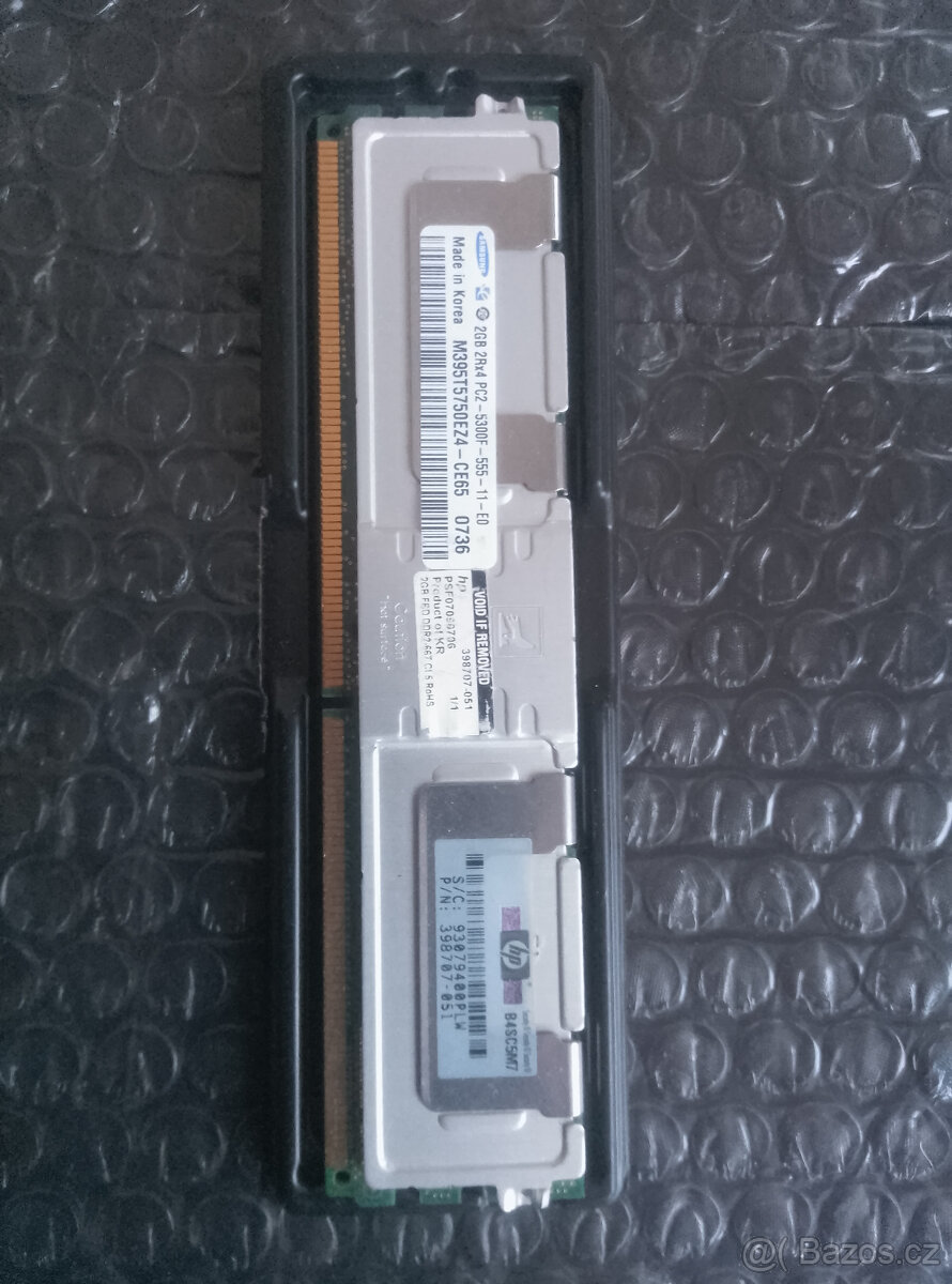 1GB DDR2 PC2-5300F SAMSUNG M395T2953GZ4-CE65