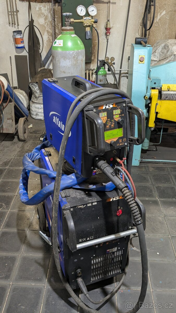 Pulzní svářečka Alfa IN Axe 400 Double pulse H2O