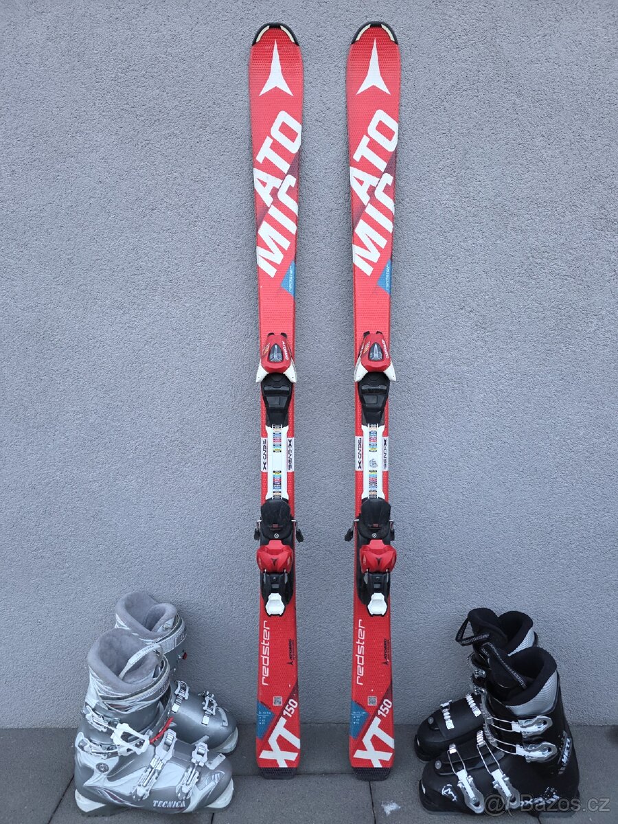 Lyže ATOMIC REDSTER, 150 cm + lyžáky