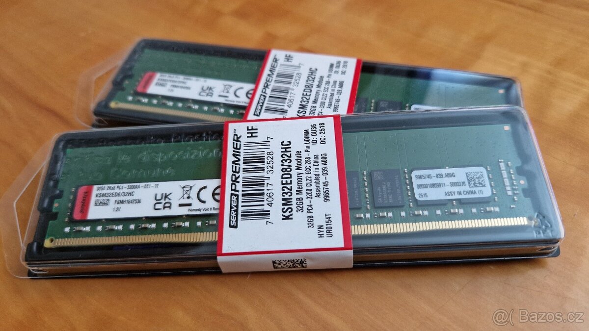 RAM Kingston 32GB DDR4 3200MTs ECC UDIMM KSM32ED8 32HC NOVE