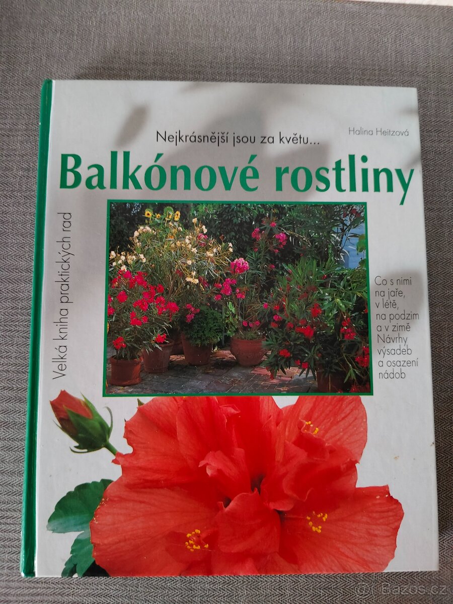Kniha - Balkonové rostliny – JAKO NOVÁ