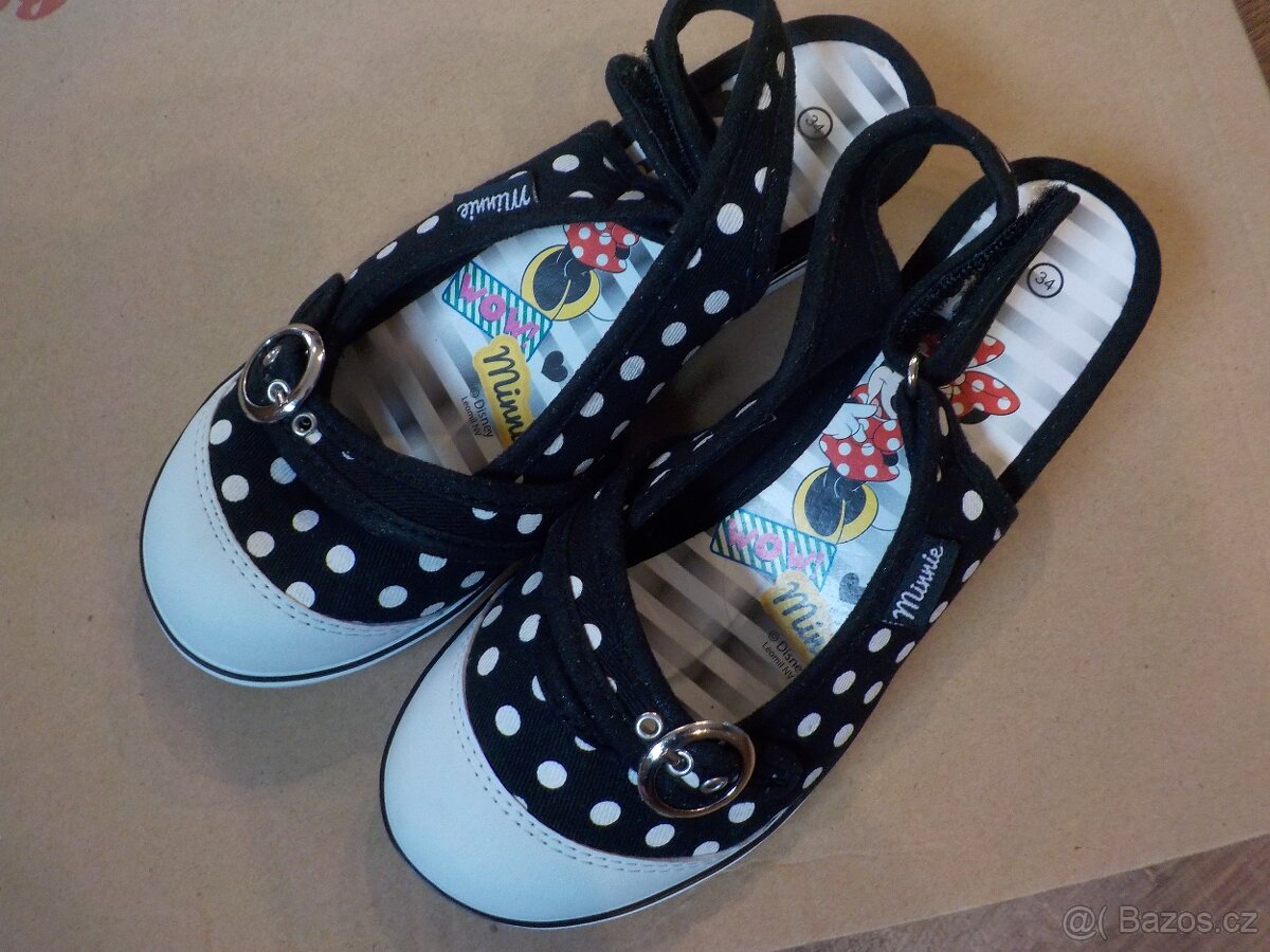 Minnie botky na klínku vel. 34