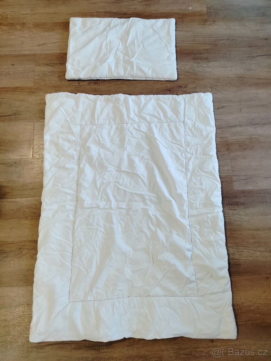 Deka, polštářek, povlečení, prostěradlo do dětské postýlky