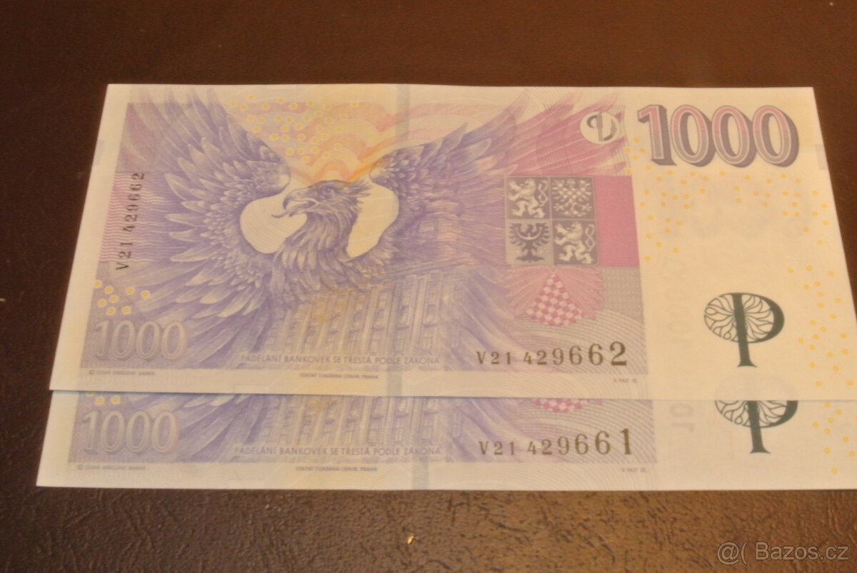 Prodám bankovky-postupka