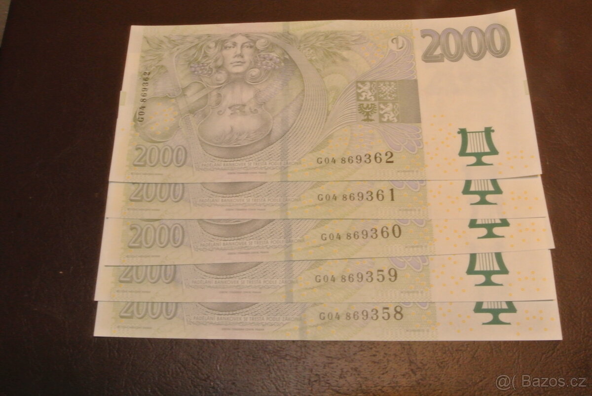 Prodám bankovky-postupka