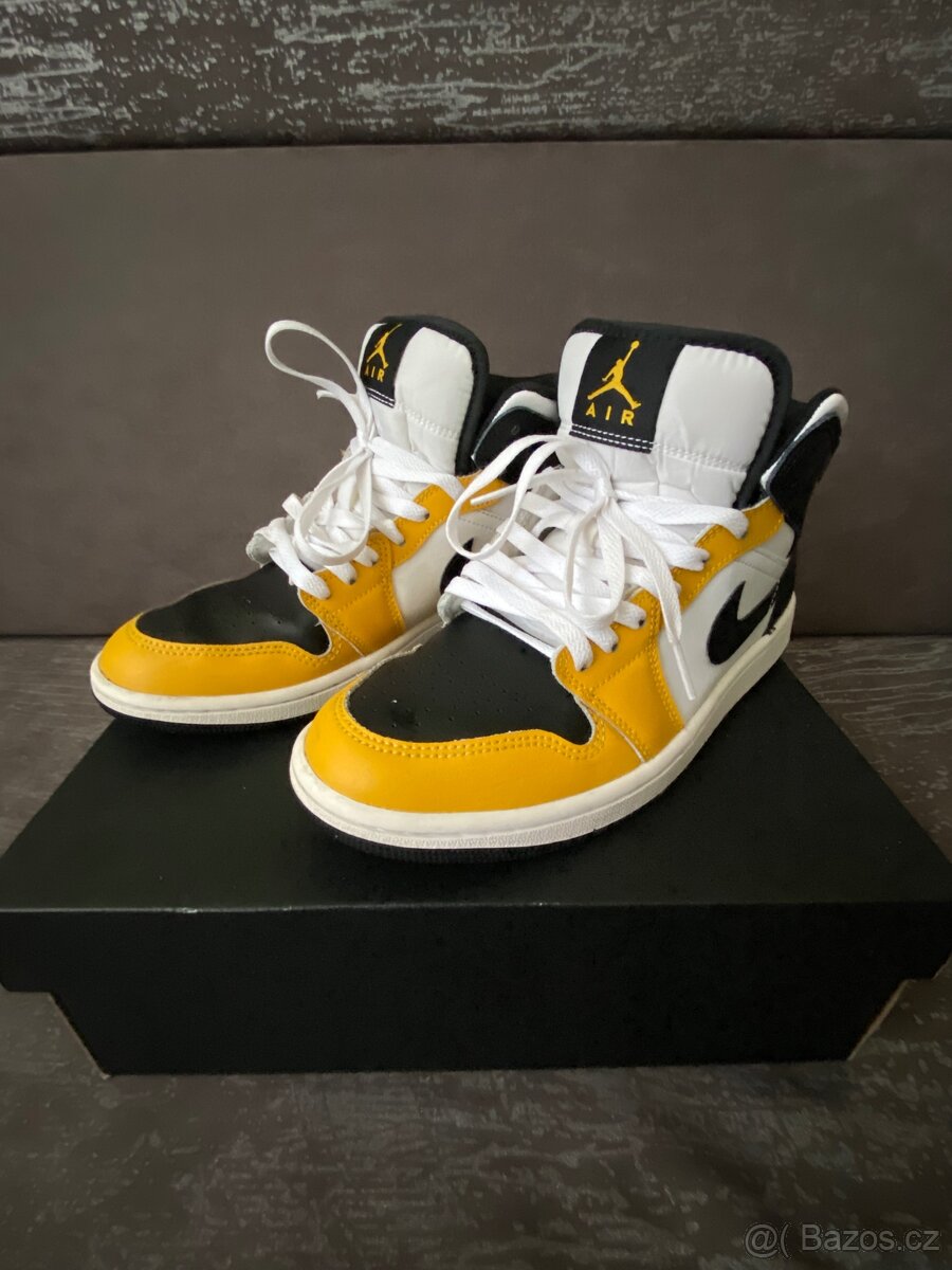 Nike Air Jordan 1 Mid (40) “Yellow Ochre” – TOP stav 🔥