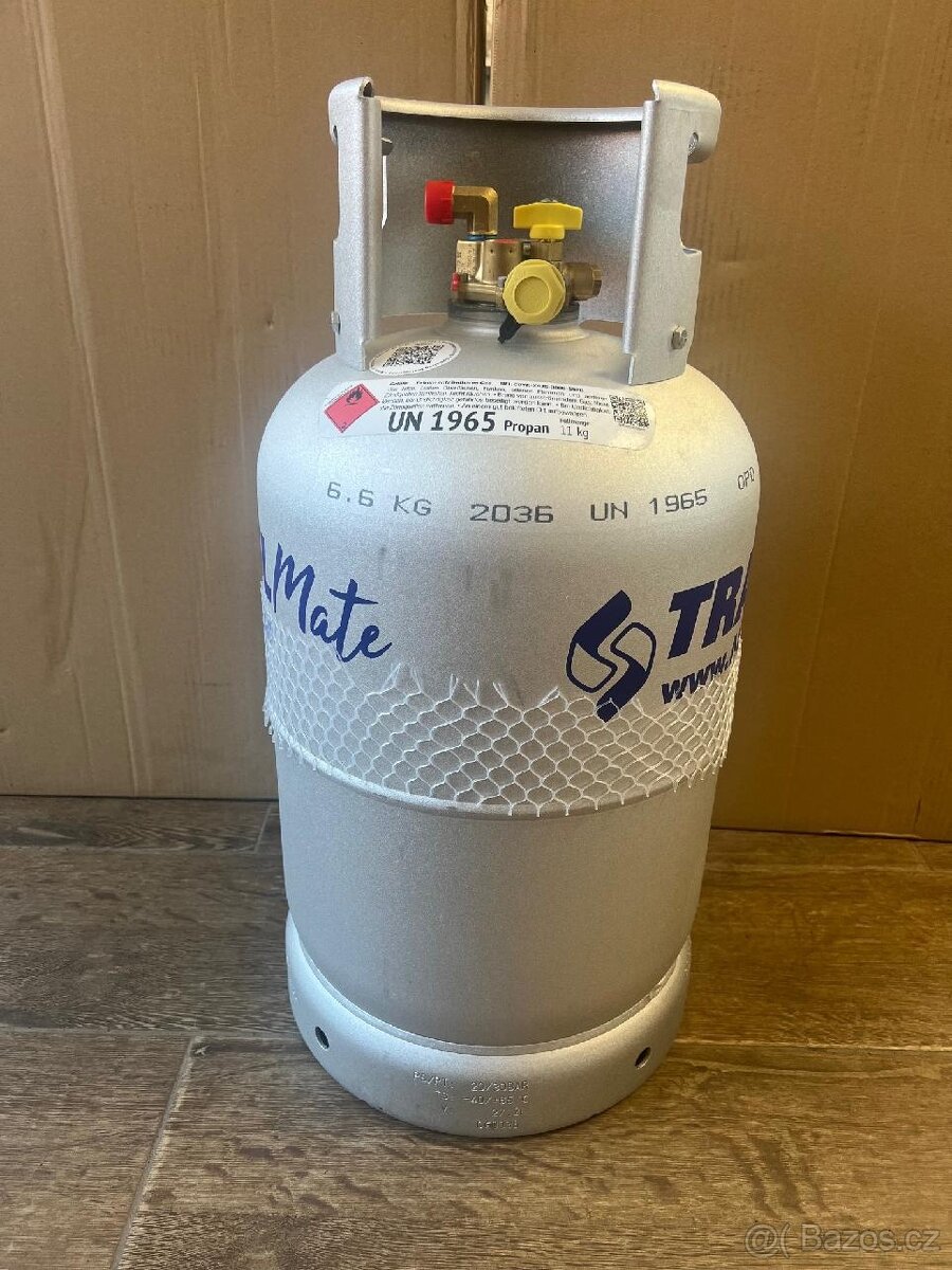 Plnící plynová lahev ALUGAS 11 kg - Nová 2026