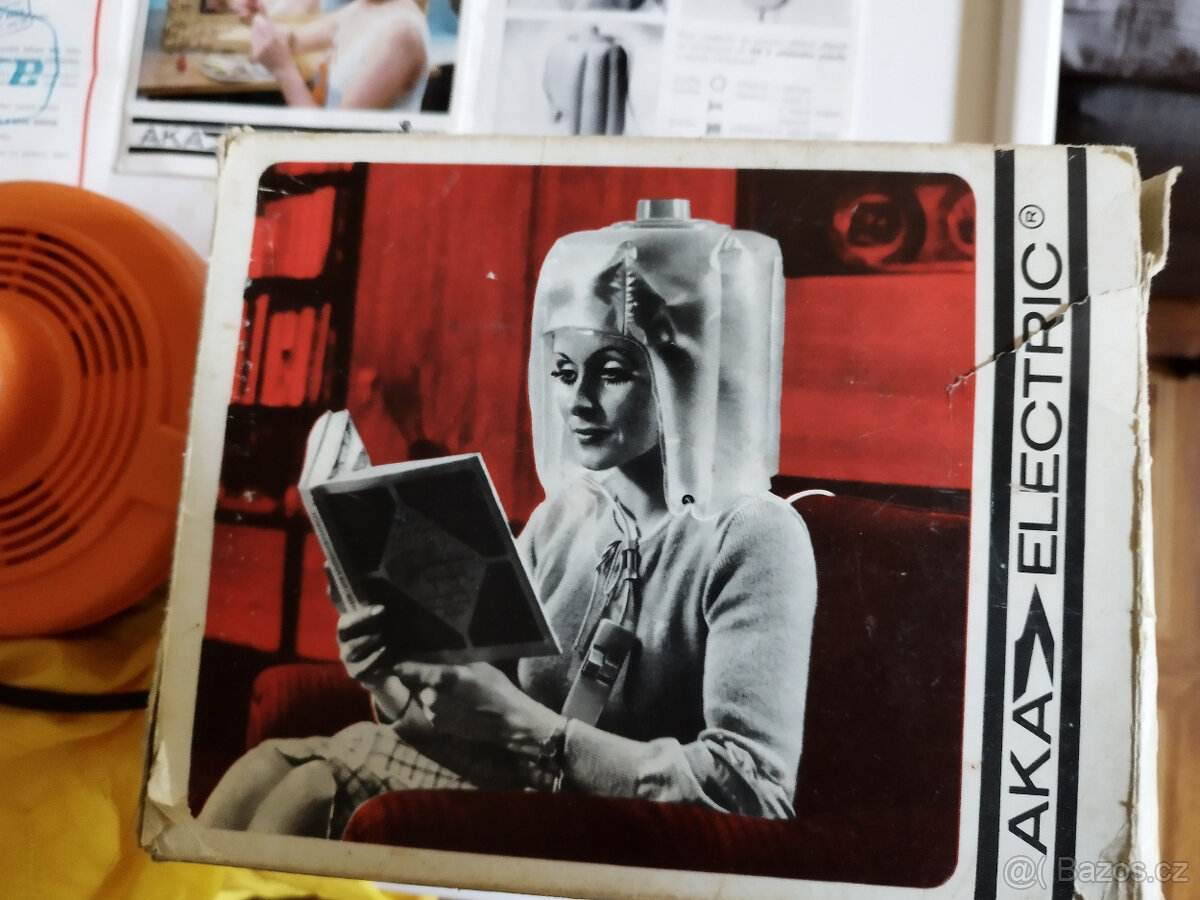 Retro vysušovací helma na vlasy - Zn. AKA chic LT 50