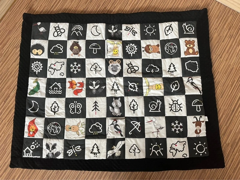 Kontrastní senzorická podložka Baby Steps