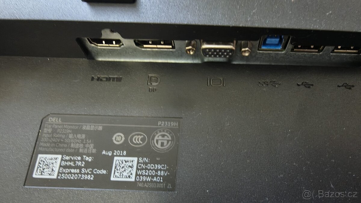 Monitor DELL Dell P2319H