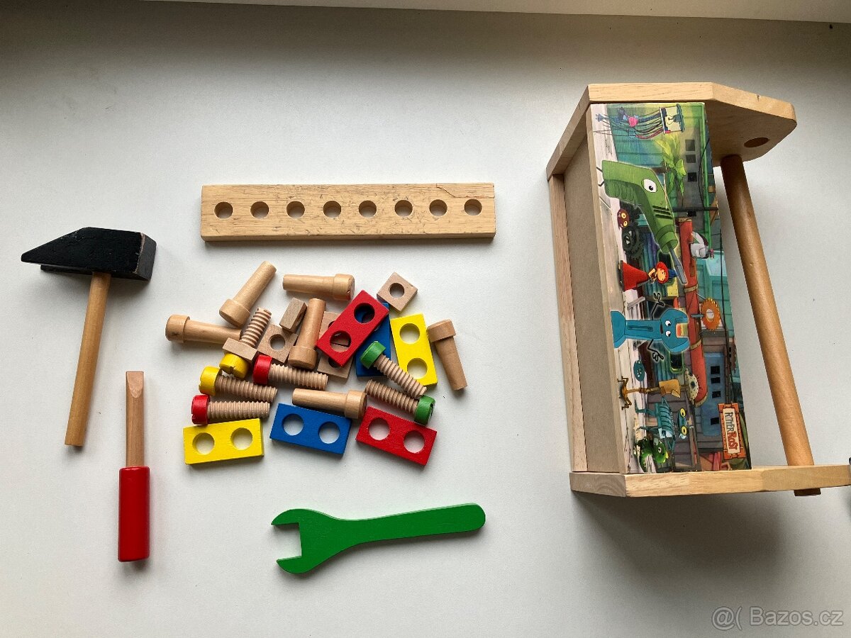 Dřevěný box s nářadím značka Small foot