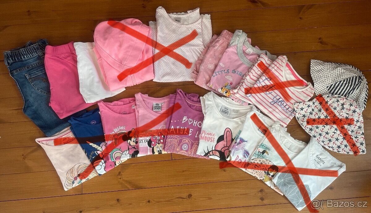 Dětské dívčí oblečení, vel. 98-104