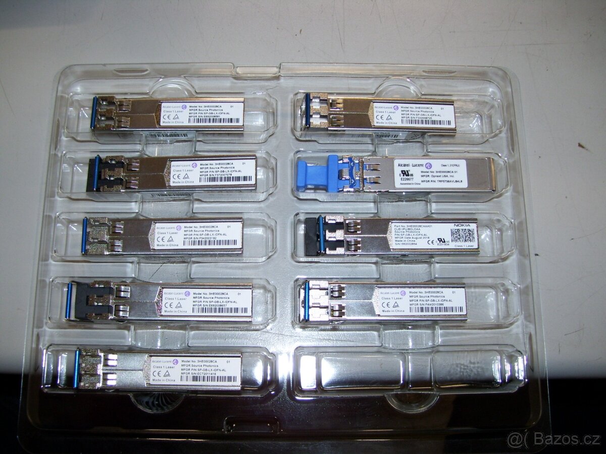 SFP Opticke a metalicke