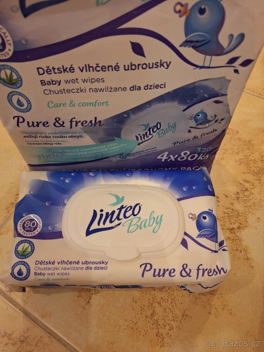 Vlhčené ubrousky 3x 80 ks expirace 05/21