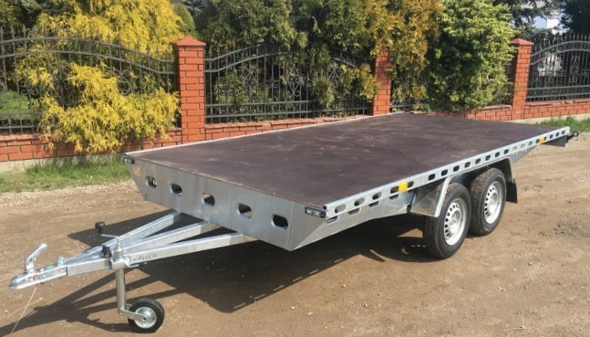 Plato - přívěs, 400x200 cm, dvouosý