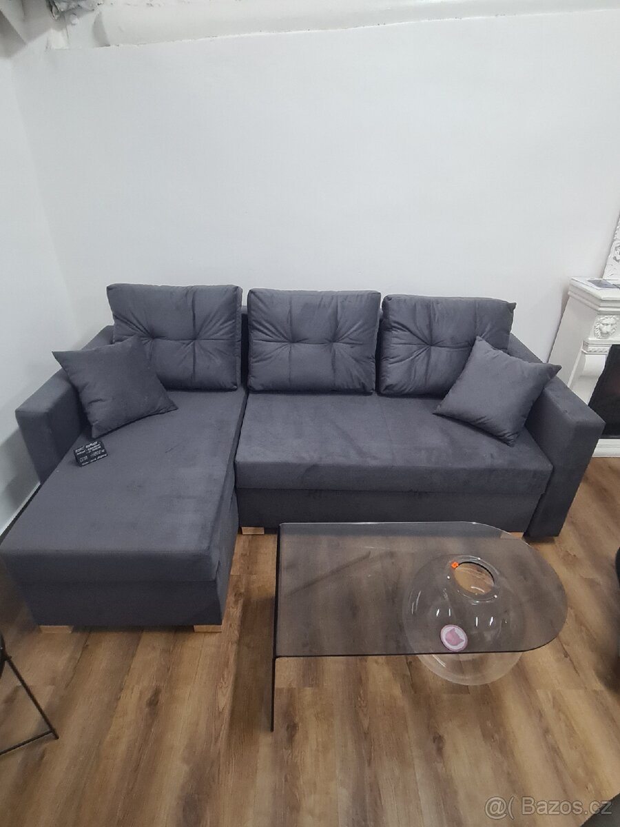 Sedací souprava roh - rozkládací