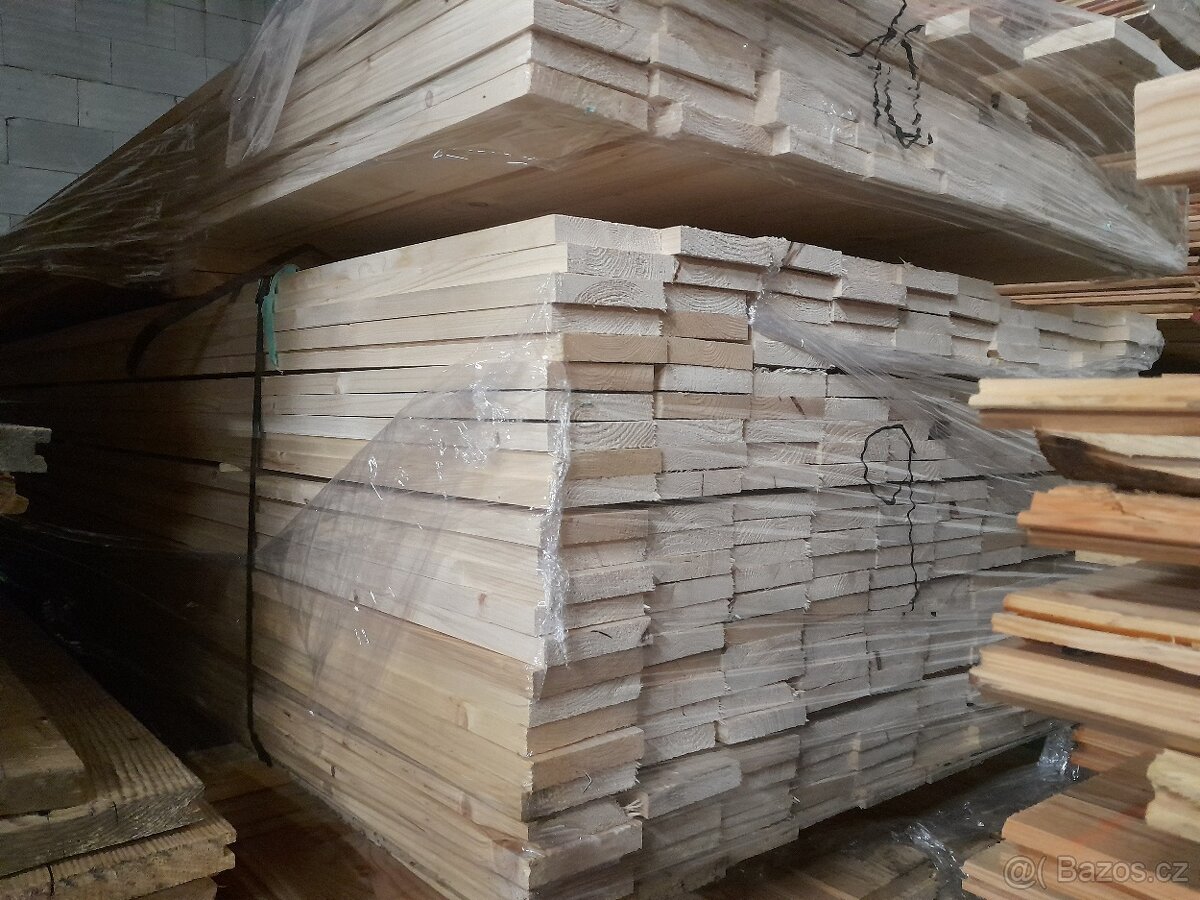 Prodám smrková hoblovaná prkna široká