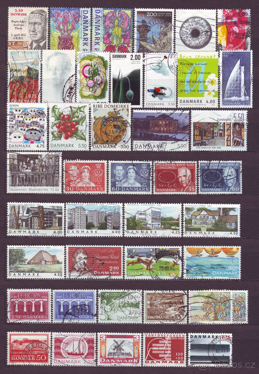 Poštovní známky - Dánsko