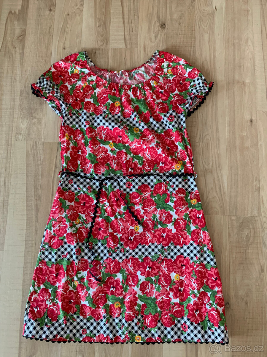 Květované šaty Blutgeschwister, S