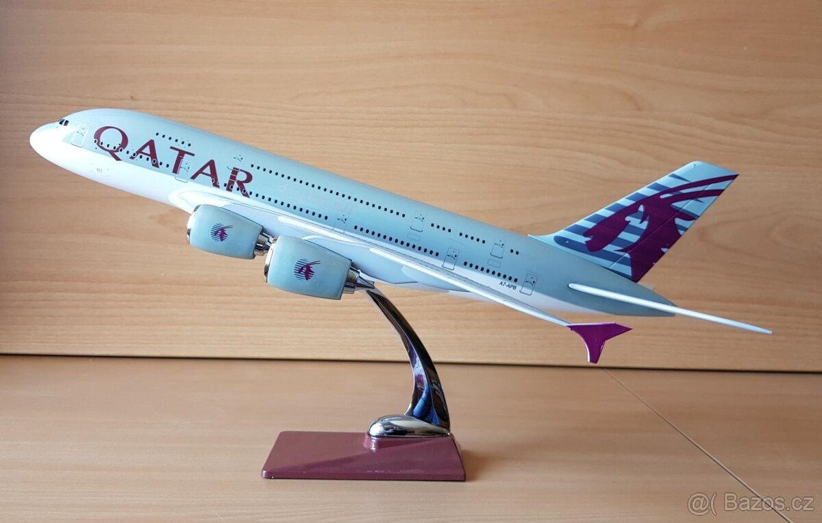 Model letadla QATAR A380 VELKÝ