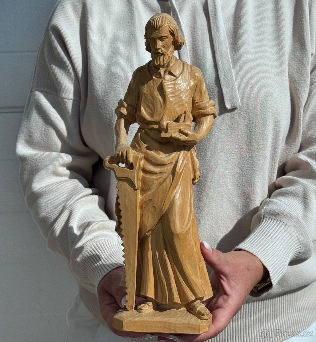 Dřevěná socha svatý Josef