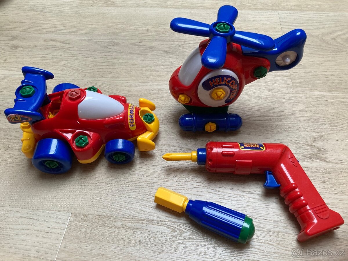 Šroubovací skládací vrtulnik stavebnice