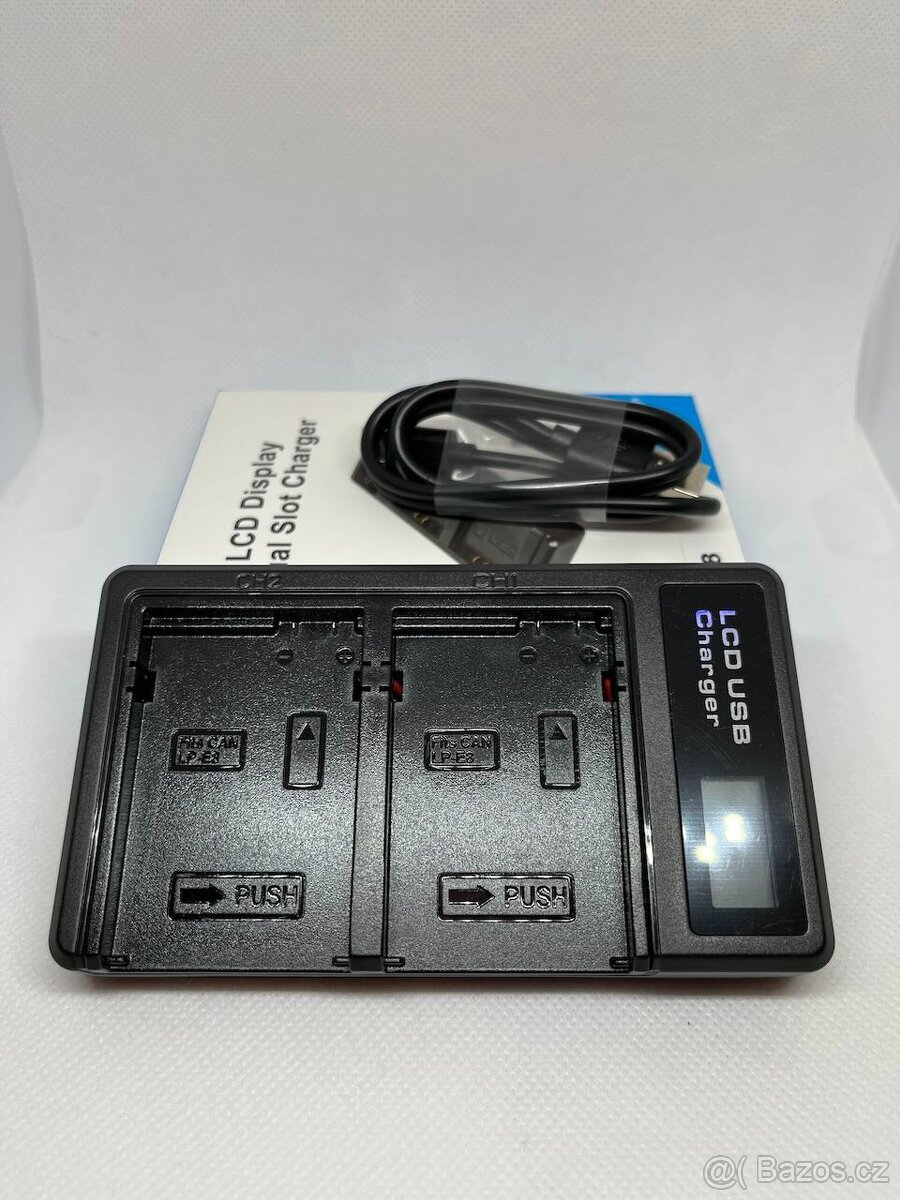 Canon LC-E8 + LP-E8 (neoriginál USB) nová