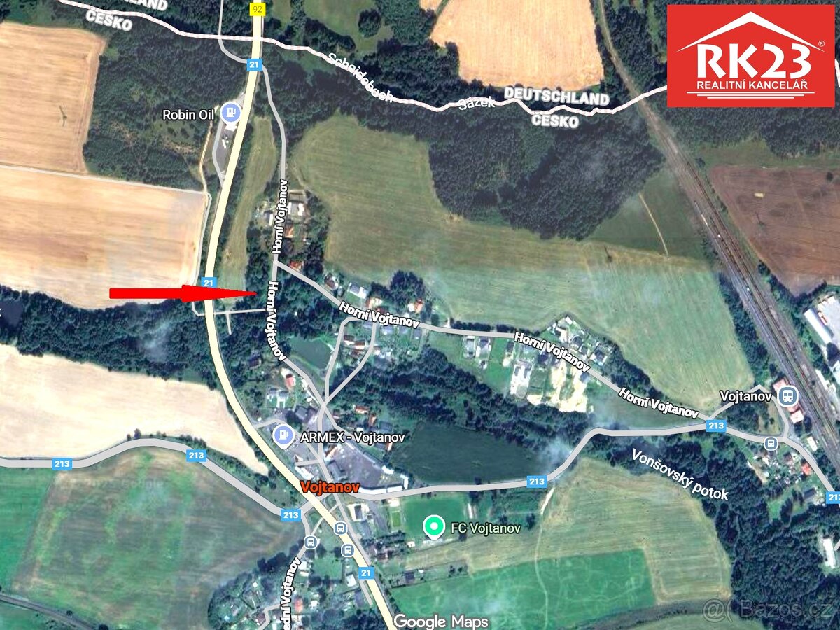 Prodej, Pozemek, Vojtanov, ev.č. 02002